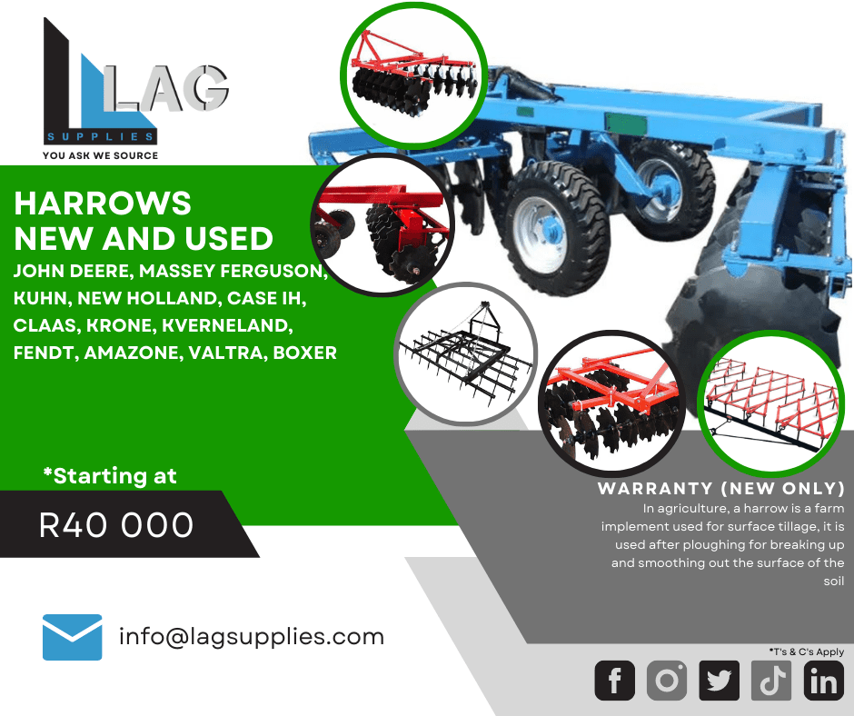 Harrows New and Used