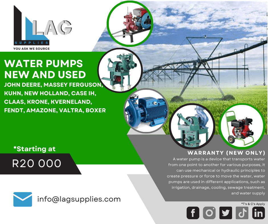 Water Pumps Farming New and Used