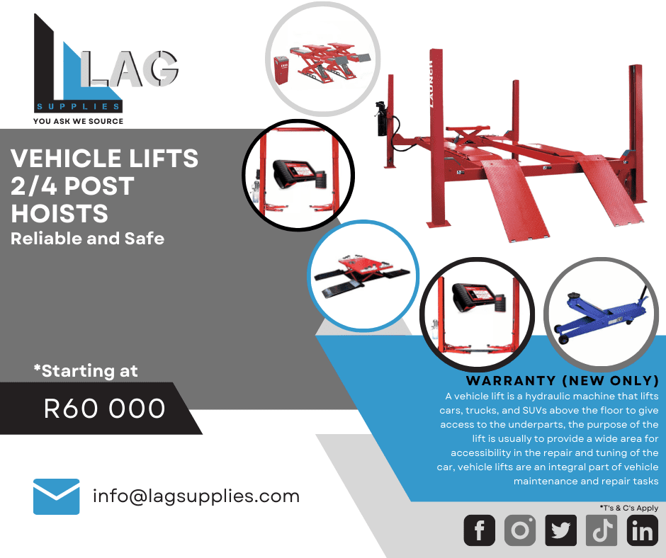 Vehicle Lifts 2 and 4 Post Lifts